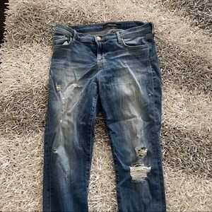 J Brand Distressed Skinny Jean
